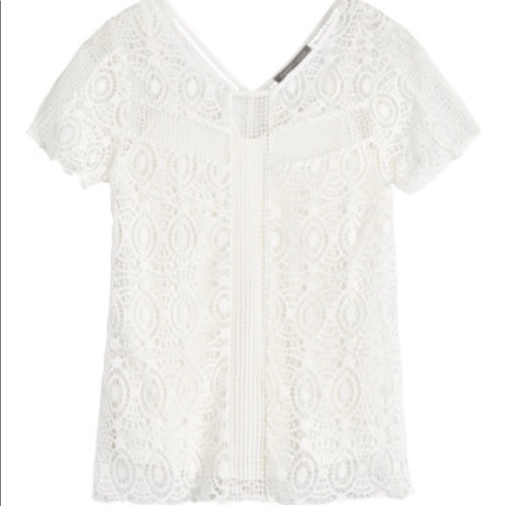 Daniel Rainn, Crochet White top, Medium